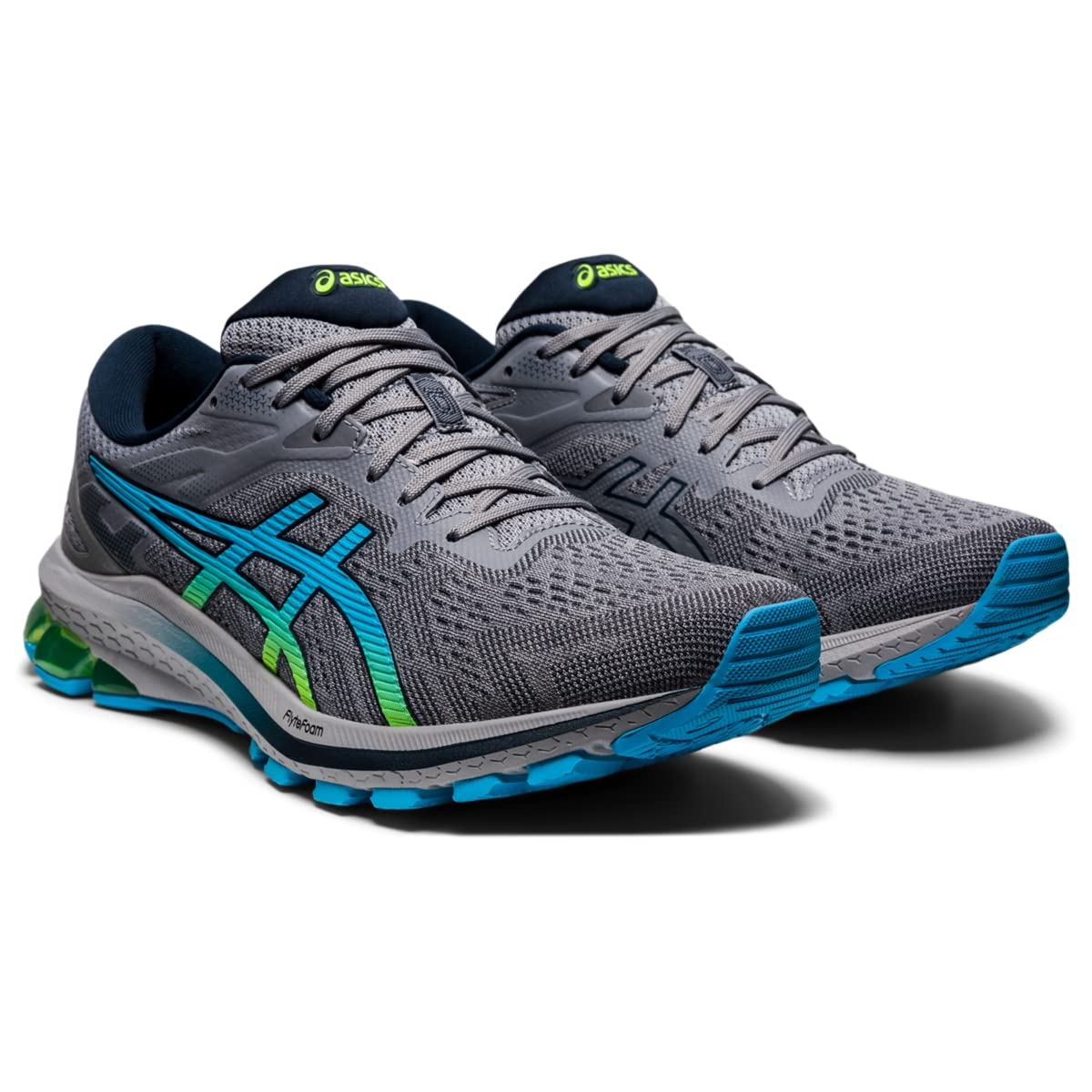 ASICS GT - 1000 10 - Men's Sheet Rock/Hazard Green Shoe Deals Outlet