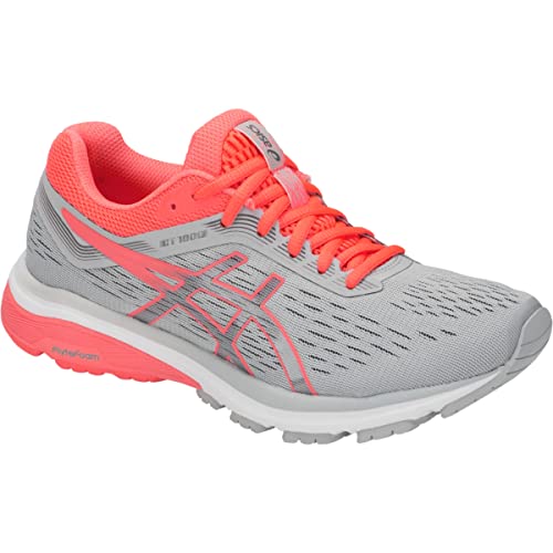 ASICS GT - 1000 7 - Women's Mid Grey/Flash Coral Shoe Deals Outlet