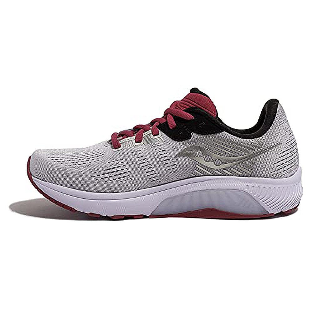 Saucony Guide 14 Running Shoe - Women's Alloy/Cherry Shoe Deals Outlet