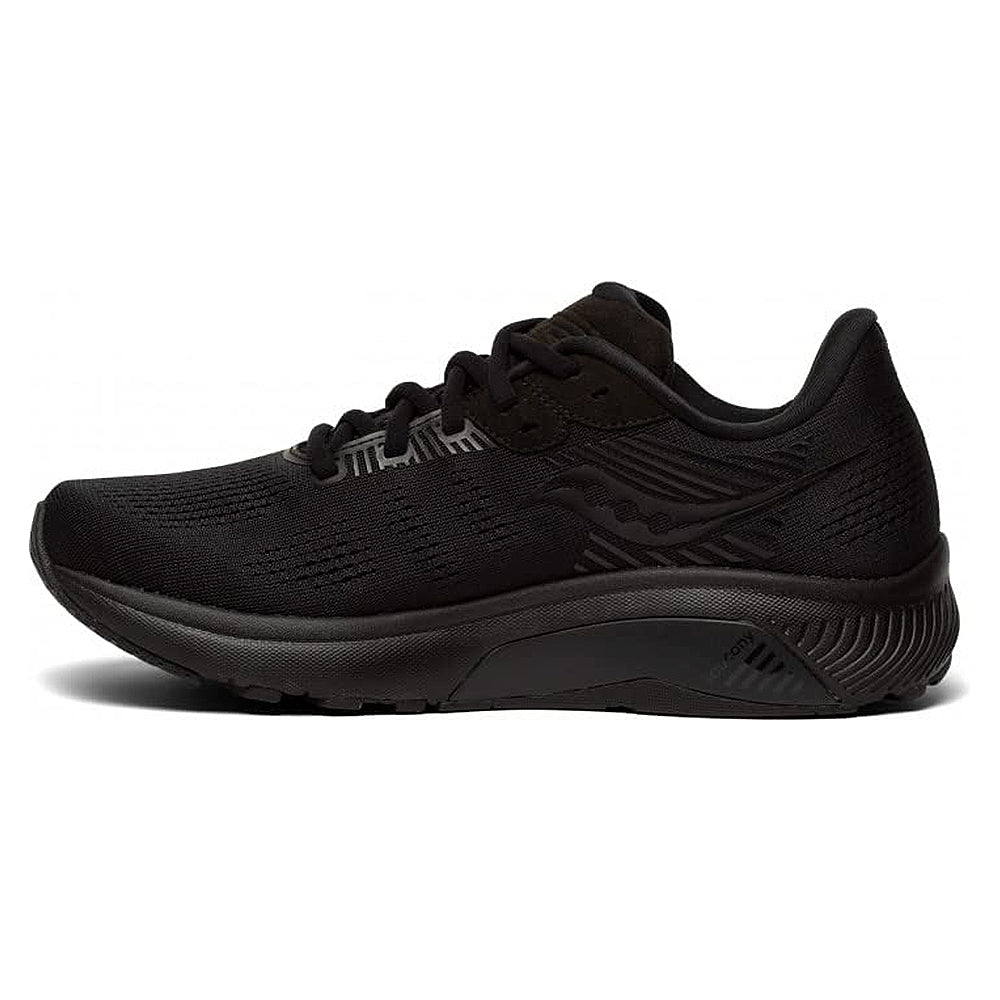 Saucony Guide 14 Running Shoe - Women's Black/Black/Black Shoe Deals Outlet