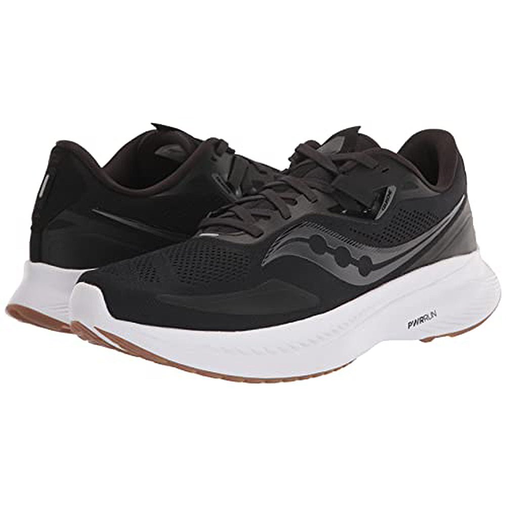 Saucony Guide 15 - Men's Black/Gum Shoe Deals Outlet