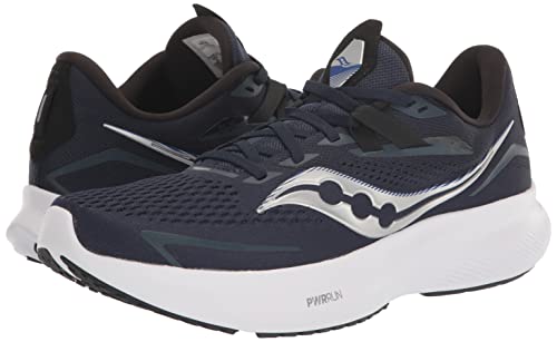 Saucony Guide 15 - Men's Navy/Silver Shoe Deals Outlet