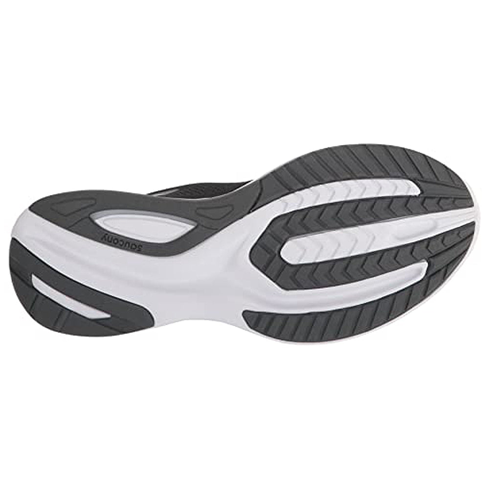 Saucony Guide 15 Running Shoe - Men's Black/White Shoe Deals Outlet