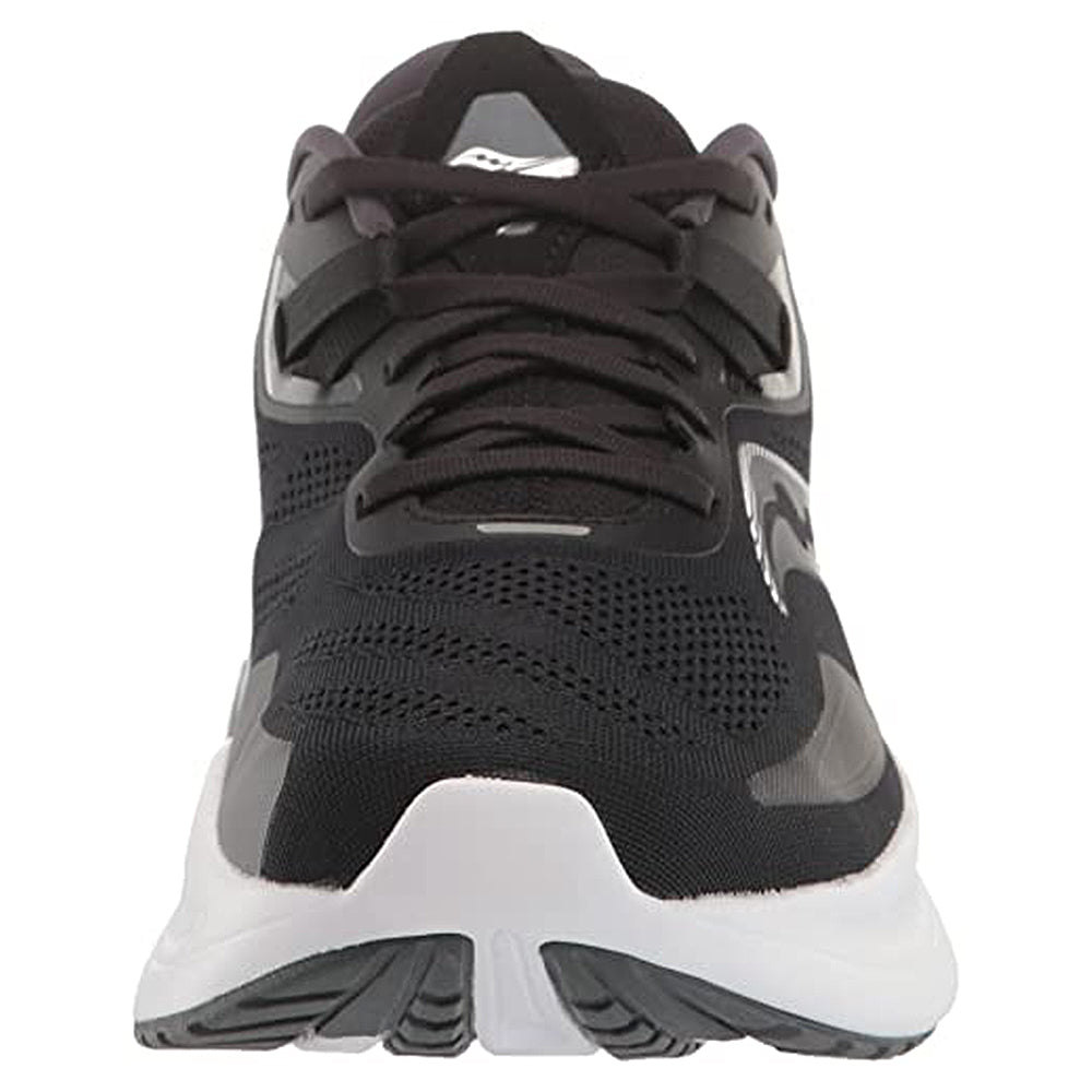 Saucony Guide 15 Running Shoe - Men's Black/White Shoe Deals Outlet