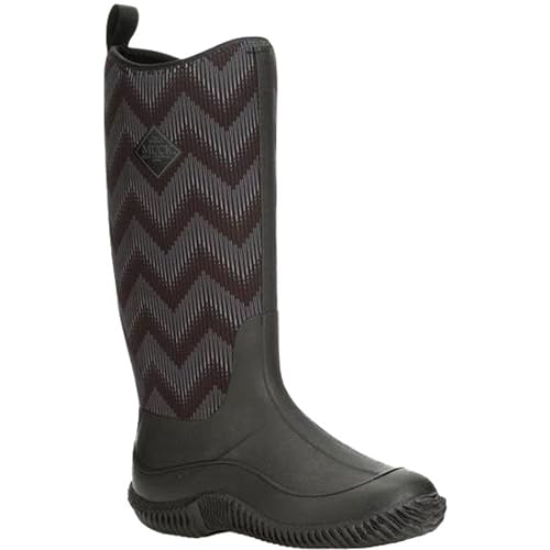 The Original Muck Boot Company Hale - Women's Black/Black Chevron Shoe Deals Outlet