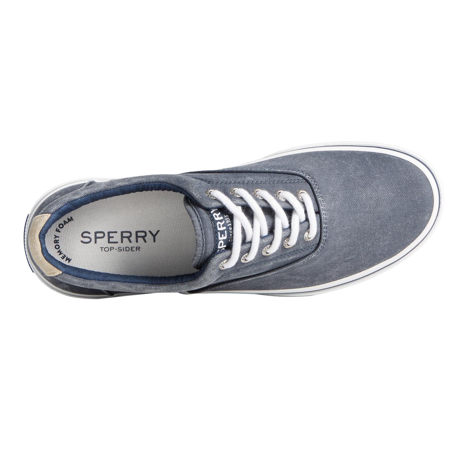 Sperry Halyard CVO - Men's Navy Twill Shoe Deals Outlet