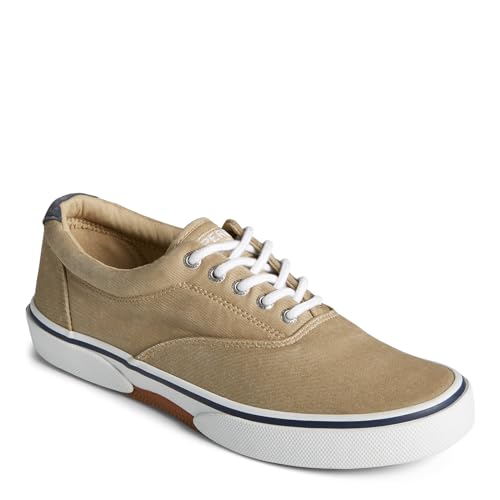 Sperry Halyard CVO Sneaker - Men's Khaki Shoe Deals Outlet