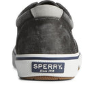 Sperry Halyard CVO Sneaker - Men's Black Twill Shoe Deals Outlet