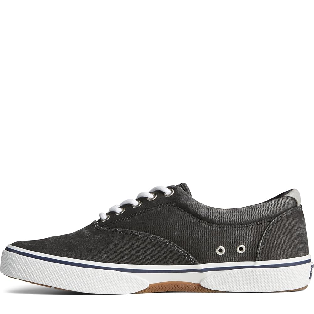 Sperry Halyard CVO Sneaker - Men's Black Shoe Deals Outlet