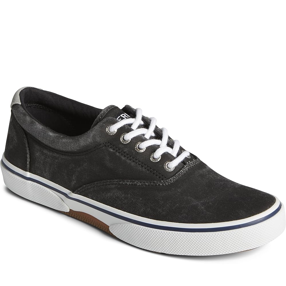 Sperry Halyard CVO Sneaker - Men's Black Shoe Deals Outlet