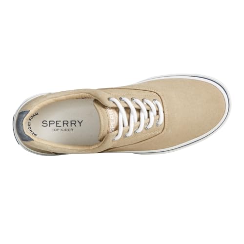 Sperry Halyard CVO Sneaker - Men's Khaki Shoe Deals Outlet