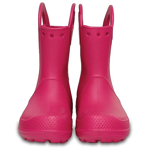 Crocs Handle It Rain Boot - Kids Candy Pink Shoe Deals Outlet