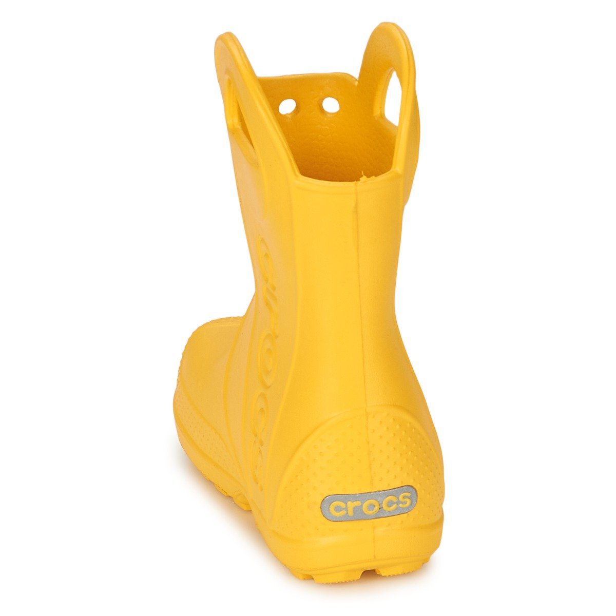 Crocs Handle It Rain Boot - Kids Yellow Shoe Deals Outlet