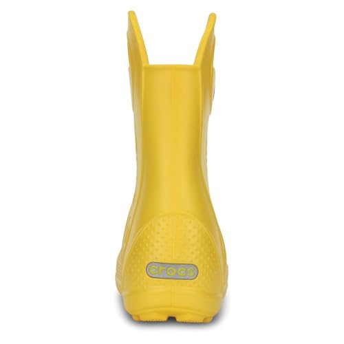 Crocs Handle It Rain Boot - Kids Yellow Shoe Deals Outlet