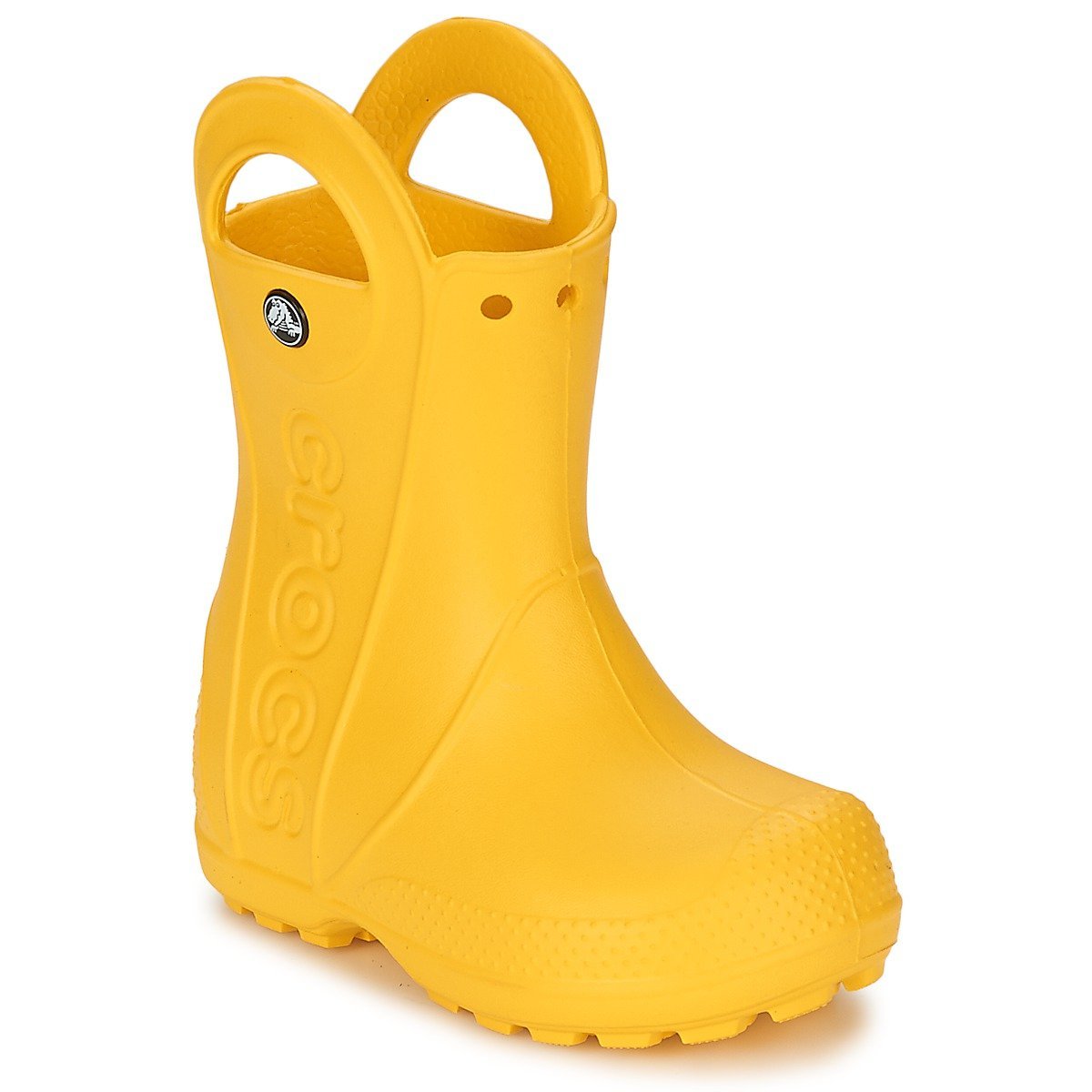 Crocs Handle It Rain Boot - Kids Yellow Shoe Deals Outlet