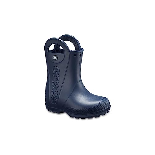 Crocs Handle It Rain Boot - Kids Navy Shoe Deals Outlet
