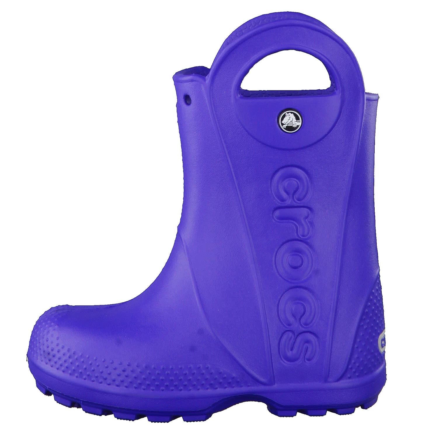 Crocs Handle It Rain Boot - Kids Candy Pink Shoe Deals Outlet
