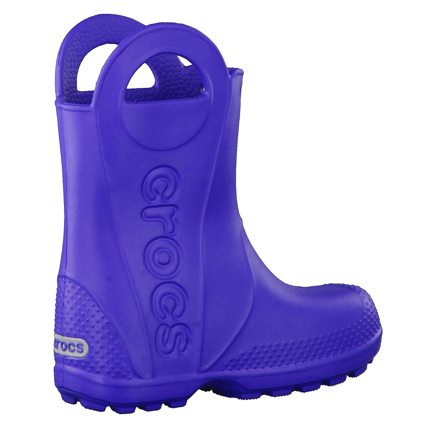 Crocs Handle It Rain Boot - Kids Candy Pink Shoe Deals Outlet