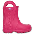 Crocs Handle It Rain Boot - Kids Candy Pink Shoe Deals Outlet
