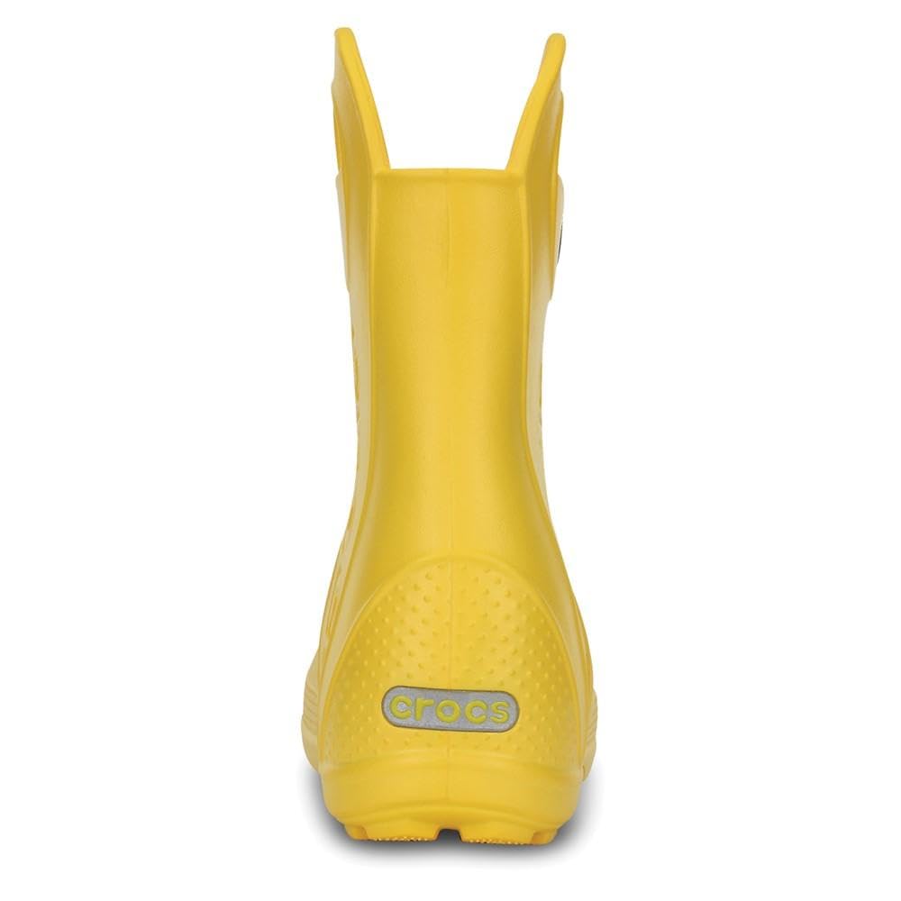 Crocs Handle It Rain Boot - Kids Yellow Shoe Deals Outlet