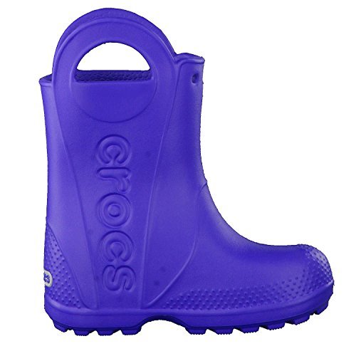 Crocs Handle It Rain Boot - Kids Candy Pink Shoe Deals Outlet