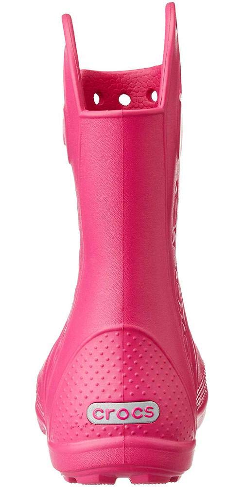 Crocs Handle It Rain Boot - Kids Candy Pink Shoe Deals Outlet