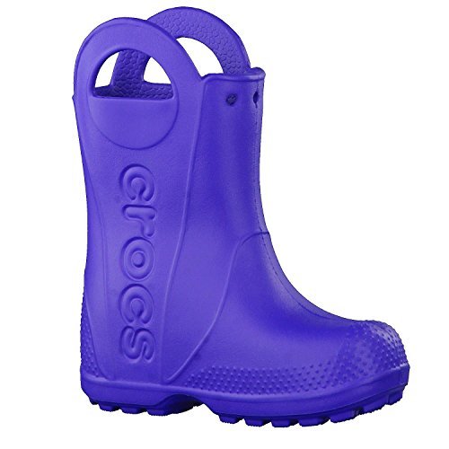 Crocs Handle It Rain Boot - Kids Candy Pink Shoe Deals Outlet