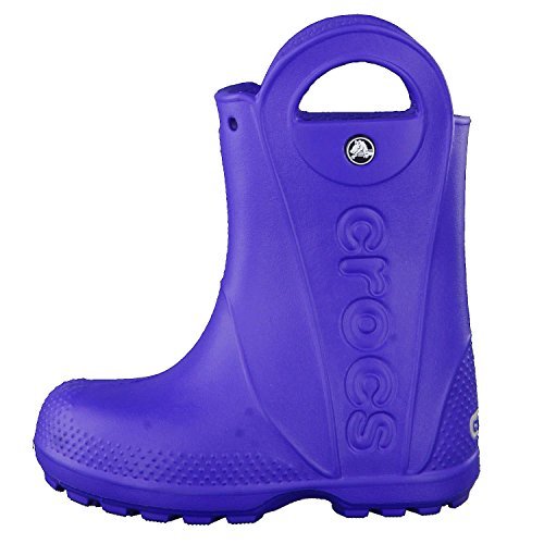 Crocs Handle It Rain Boot - Kids Candy Pink Shoe Deals Outlet