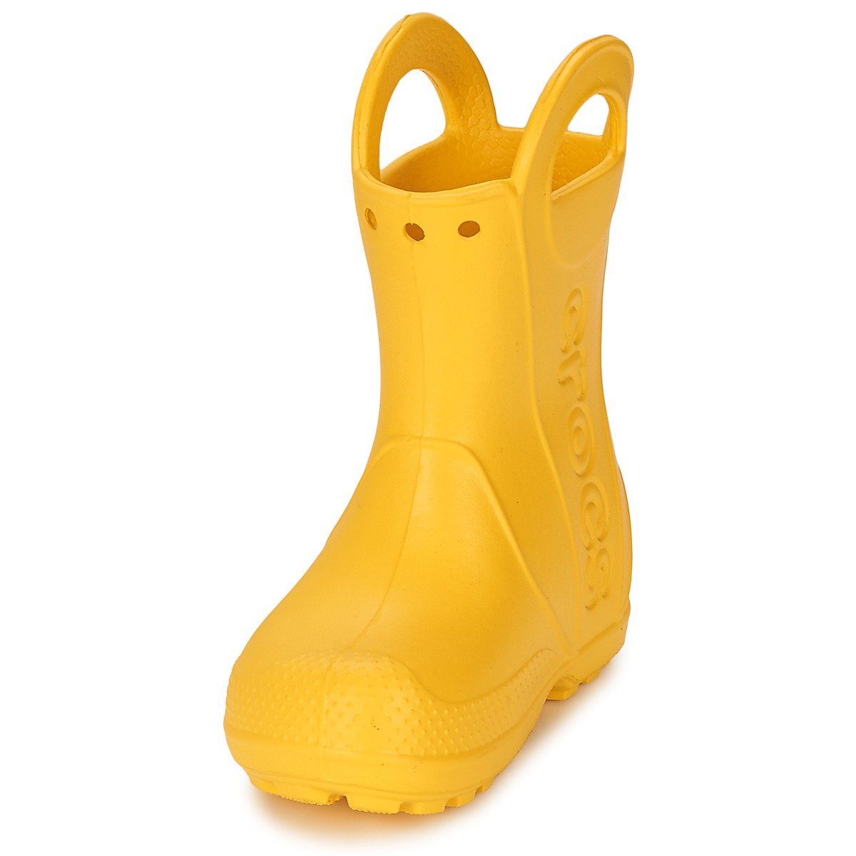 Crocs Handle It Rain Boot - Kids Yellow Shoe Deals Outlet