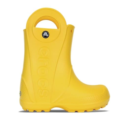 Crocs Handle It Rain Boot - Kids Yellow Shoe Deals Outlet
