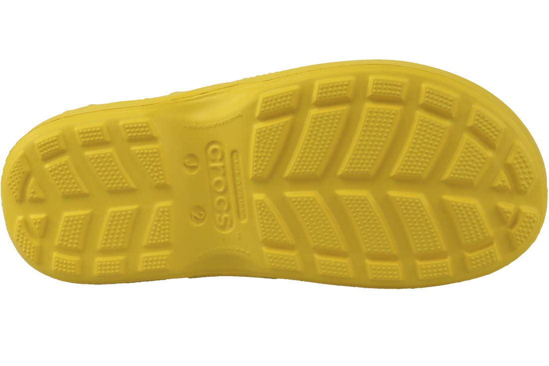 Crocs Handle It Rain Boot - Kids Yellow Shoe Deals Outlet