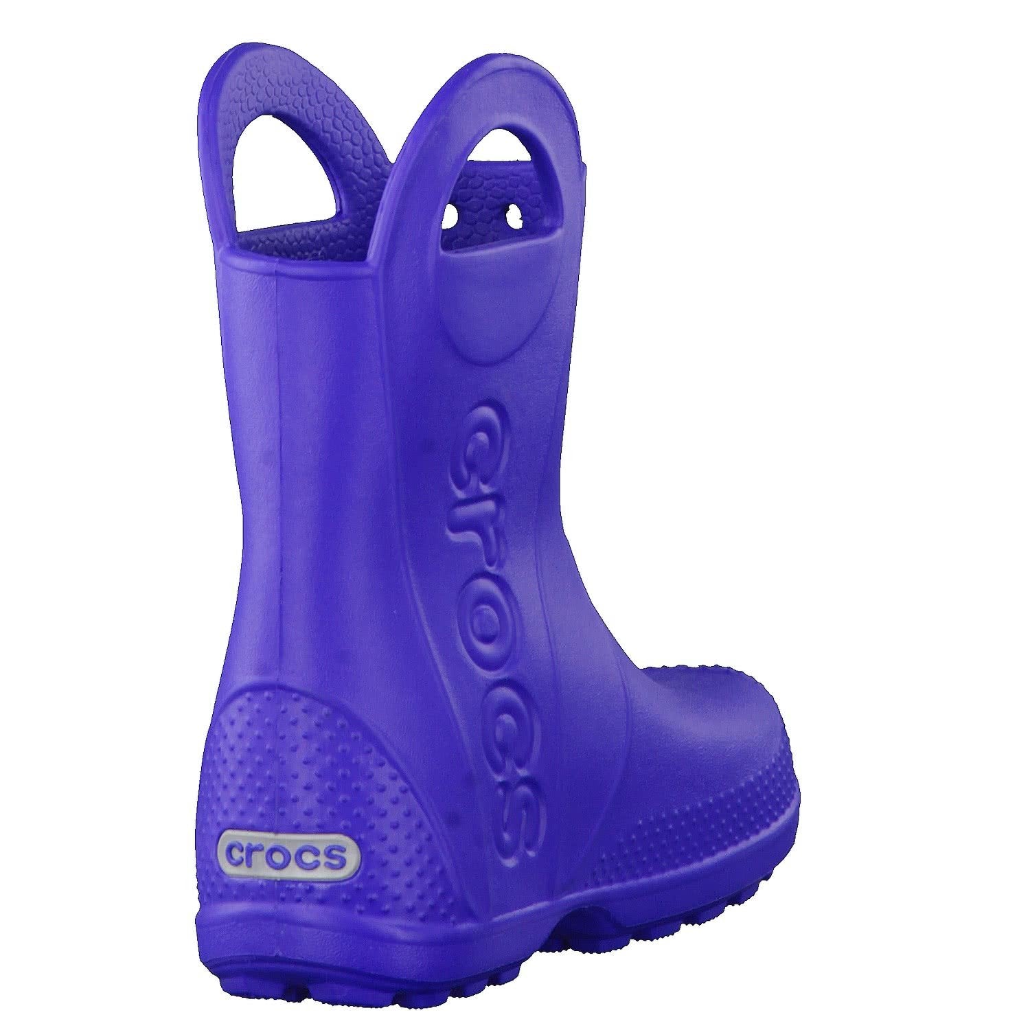 Crocs Handle It Rain Boot - Kids Candy Pink Shoe Deals Outlet
