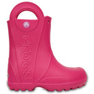Crocs Handle It Rain Boot - Kids Candy Pink Shoe Deals Outlet