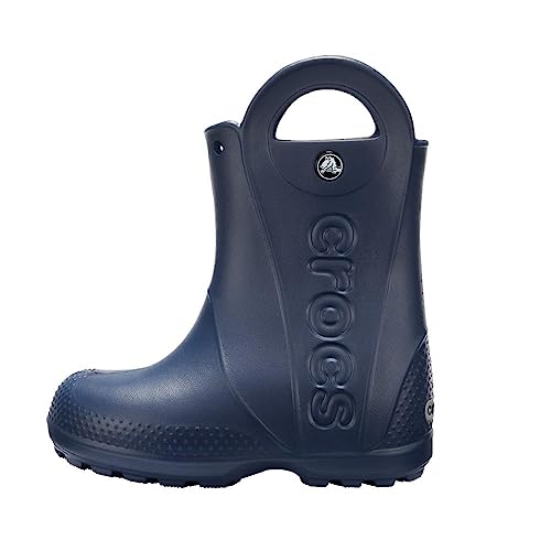 Crocs Handle It Rain Boot - Kids Navy Shoe Deals Outlet