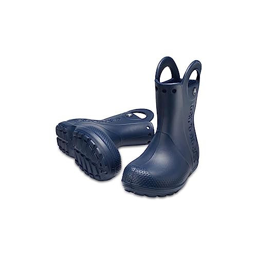 Crocs Handle It Rain Boot - Kids Navy Shoe Deals Outlet