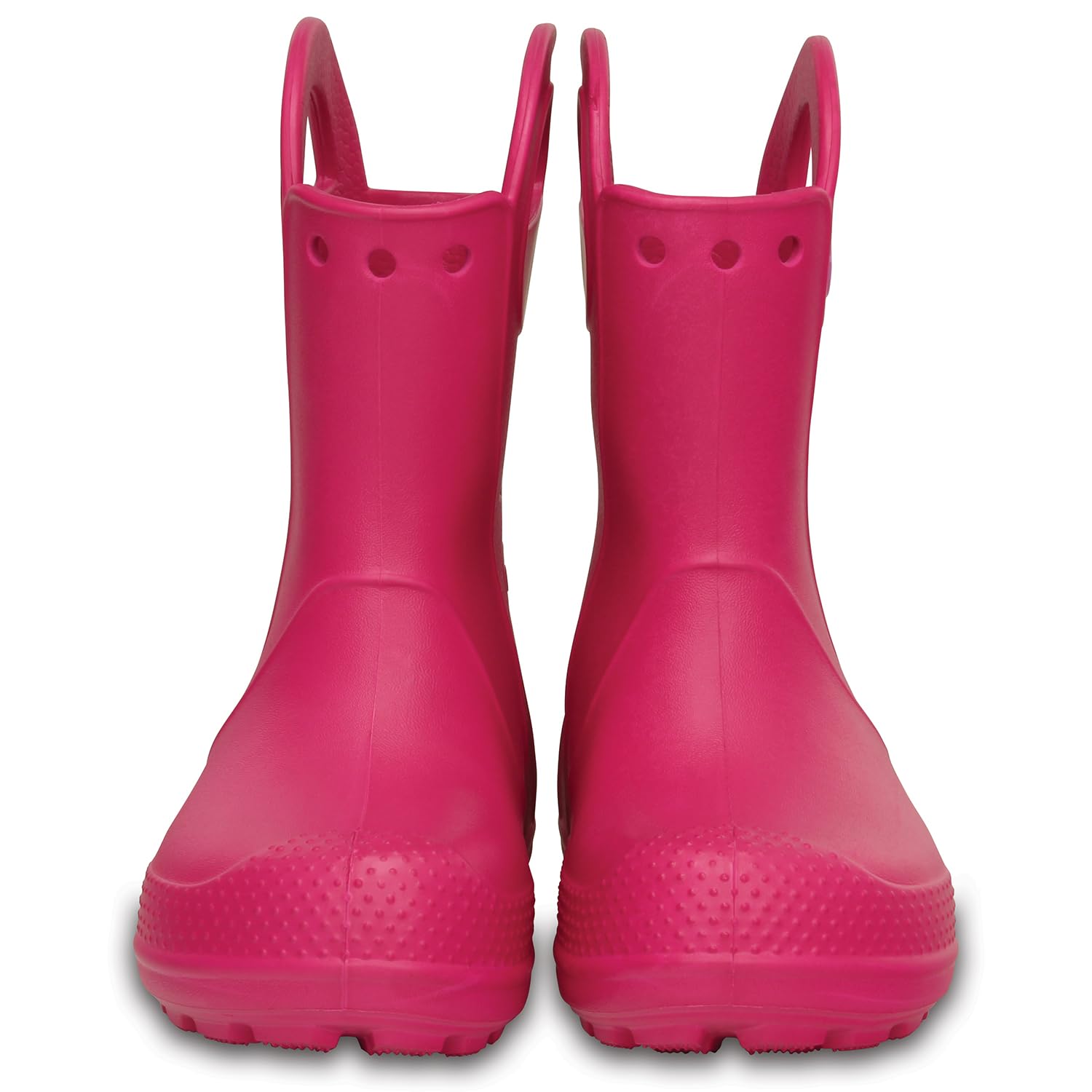 Crocs Handle It Rain Boot - Kids Candy Pink Shoe Deals Outlet