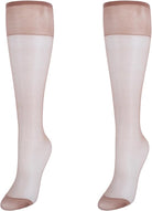 Hanes Silk Reflections Silky Sheer Knee Highs Barely There OSFA 012036123103 Shoe Deals Outlet