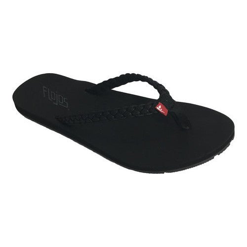 Flojos Harper Flip - Flops - Women's Black Shoe Deals Outlet