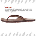 Flojos Harper Flip - Flops - Women's Tobacco Shoe Deals Outlet