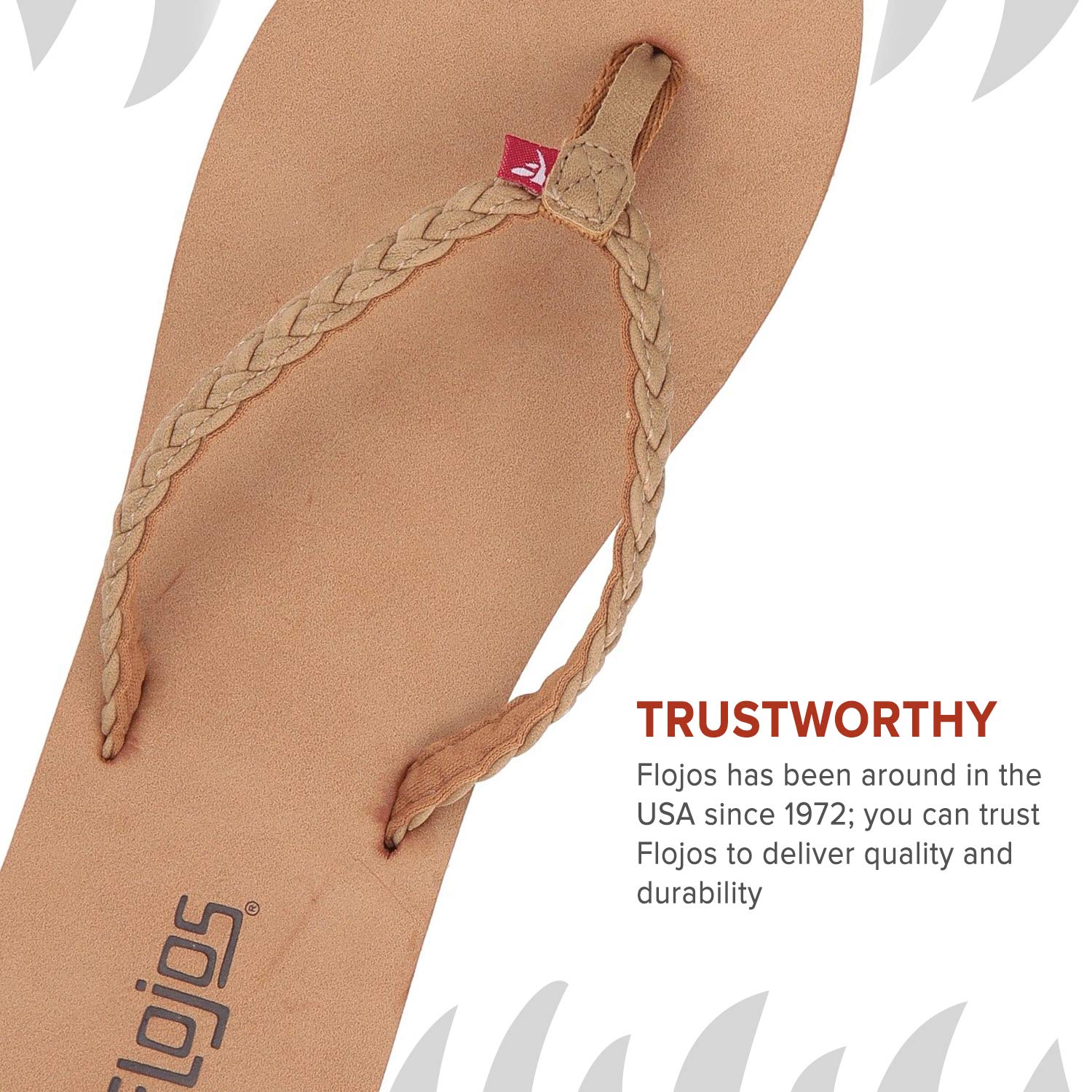 Flojos Harper Flip - Flops - Women's Tan Shoe Deals Outlet