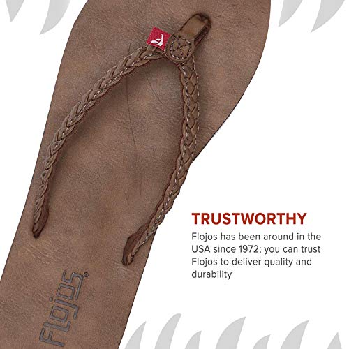 Flojos Harper Flip - Flops - Women's Tobacco Shoe Deals Outlet