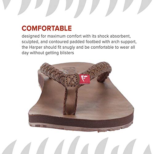 Flojos Harper Flip - Flops - Women's Tobacco Shoe Deals Outlet