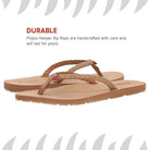Flojos Harper Flip - Flops - Women's Tan Shoe Deals Outlet