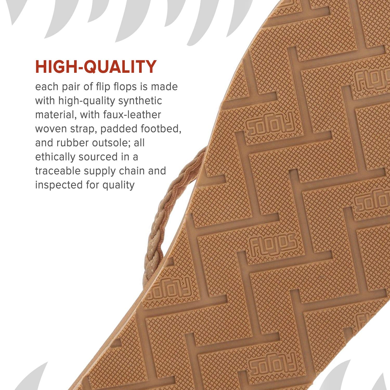 Flojos Harper Flip - Flops - Women's Tan Shoe Deals Outlet