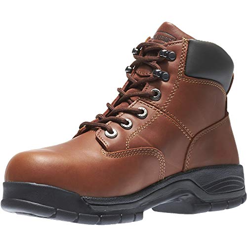 Wolverine Harrison 6 - Inch Lace - Up Work Boot - Men's Brown Shoe Deals Outlet