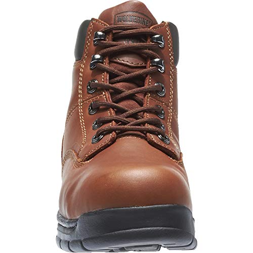 Wolverine Harrison 6 - Inch Lace - Up Work Boot - Men's Brown Shoe Deals Outlet