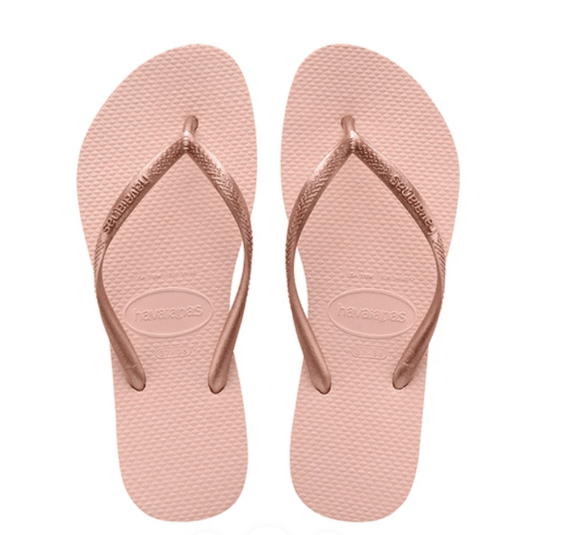 Havaianas Slim Sandals Aloha White EU 43 - 44 | US Women's 13 - 14 M 7893249248790 Shoe Deals Outlet