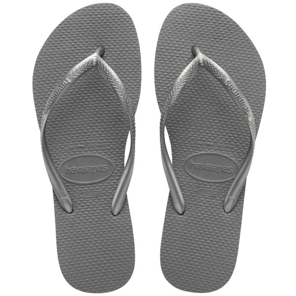 Havaianas Slim Sandals Steel Grey 11/12 M 7893249248530 Shoe Deals Outlet