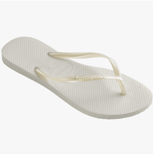 Havaianas Slim Sandals White 6 M 7890732316226 Shoe Deals Outlet