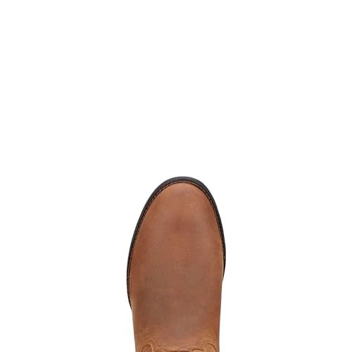 Ariat Heritage Roper Western Cowboy Square Toe Boot - Men's Distressed Brown Shoe Deals Outlet